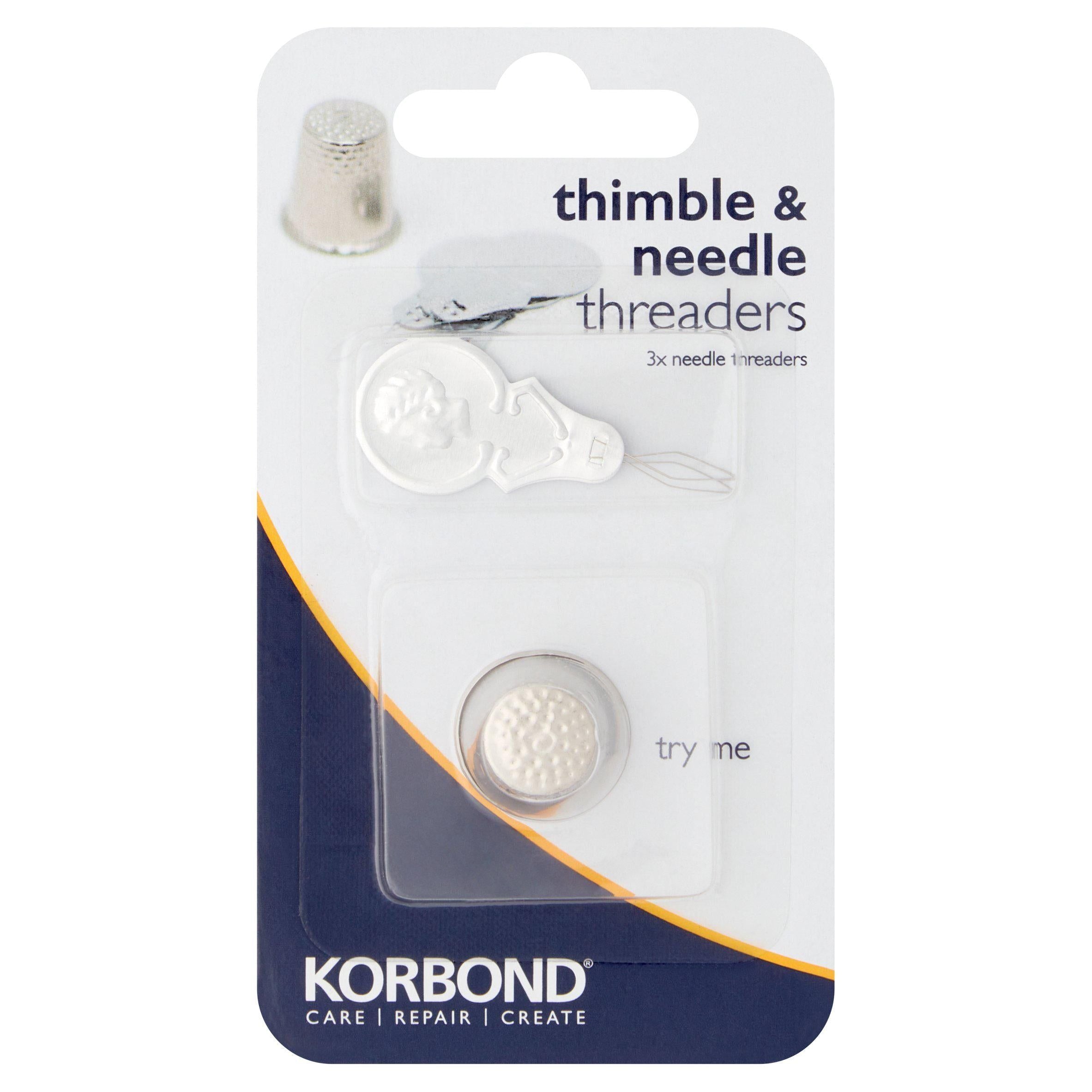 Korbond Care &amp;amp; Repair Thimble &amp;amp; Needle Threaders