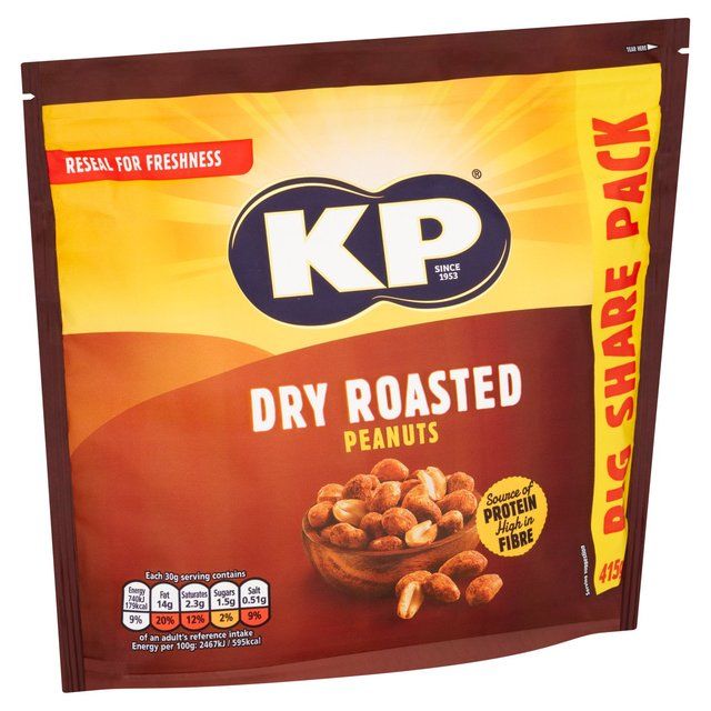 KP Dry Roasted Peanuts   415g