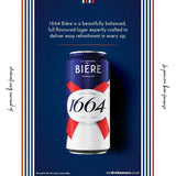 Kronenbourg 1664 Lager Beer Cans   4 x 440ml