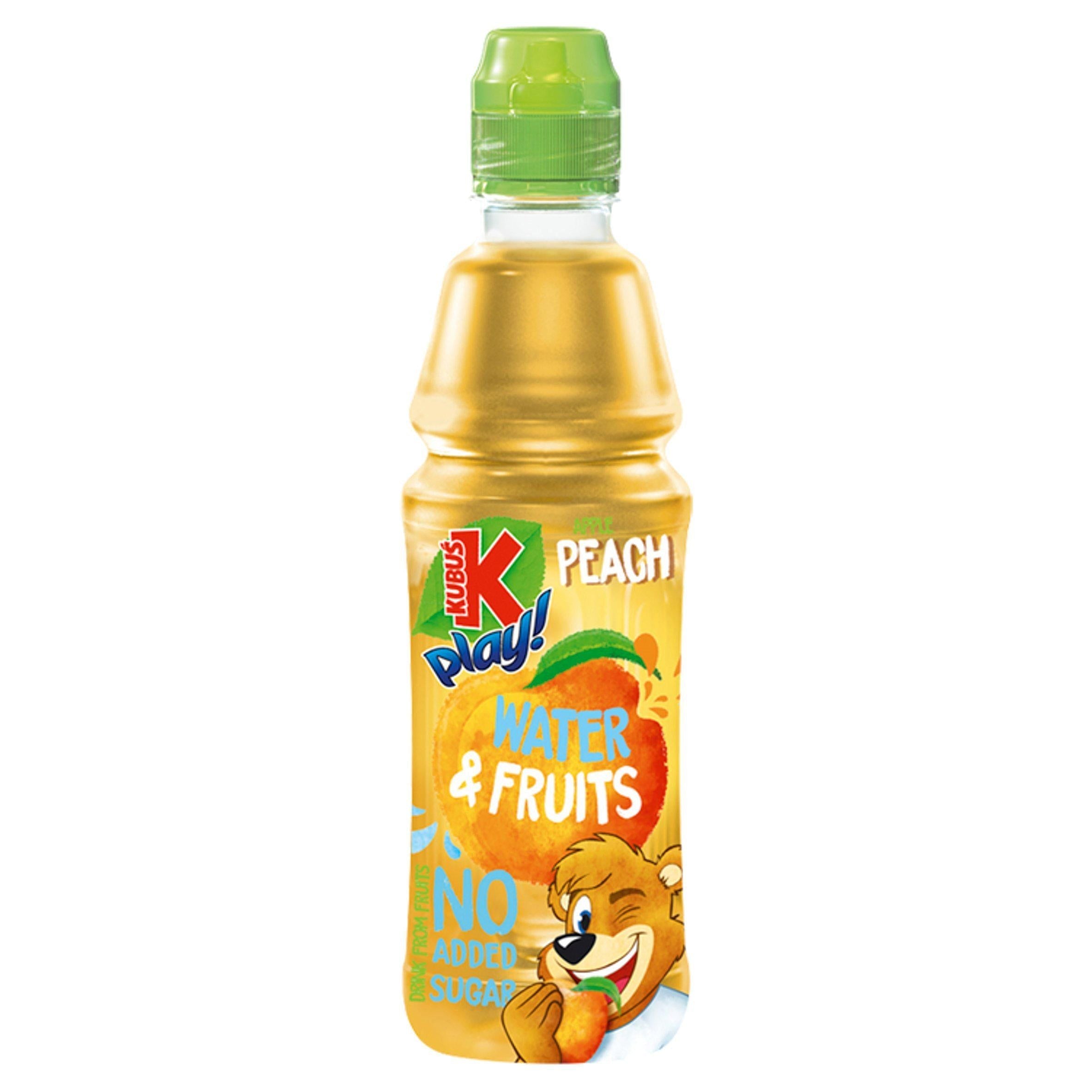 Kubus Play! Water &amp;amp; Fruits Apple &amp;amp; Peach 400ml