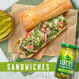Kuhne Gherkin Sandwich Slices   330g