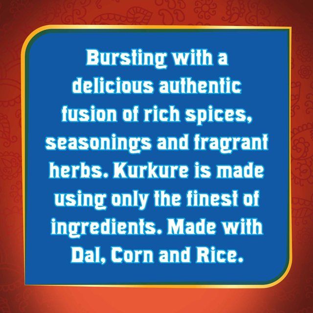 Kurkure Chilli Chatka Sharing Snacks Crisps   100g