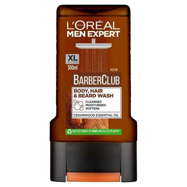 L'Or&amp;eacute;al Men Expert Barber Club Body, Hair &amp;amp; Beard Wash 300ml