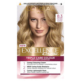 L&amp;rsquo;Or&amp;eacute;al Paris Excellence Cr&amp;egrave;me Permanent Hair Dye, Up to 100% Grey Hair Coverage, 8.3 Natural Golden Blonde