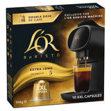 L'OR BARISTA Extra Long XXL Coffee Pods Intensity 5   10 per pack