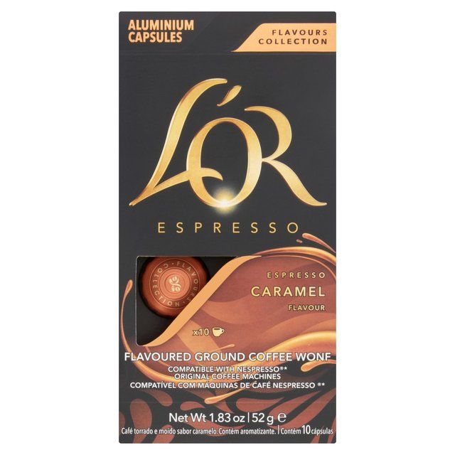 L'OR Caramel Coffee Pods   10 per pack