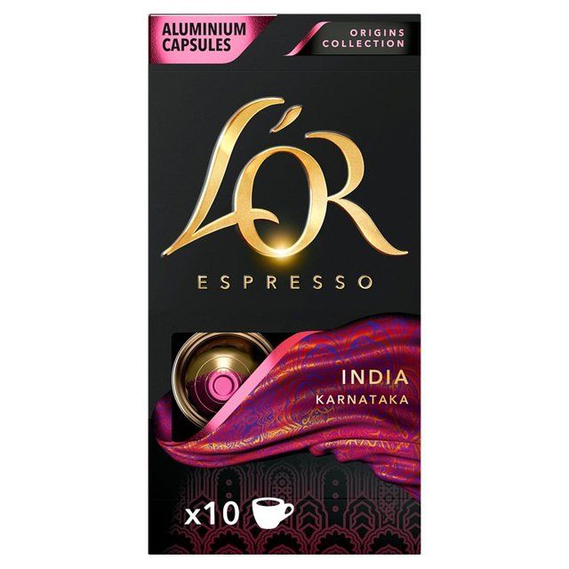 L'OR India Coffee Pods x10 Intensity 10   10 per pack