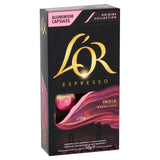 L'OR India Coffee Pods x10 Intensity 10   10 per pack