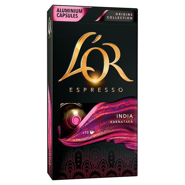 L'OR India Coffee Pods x10 Intensity 10   10 per pack