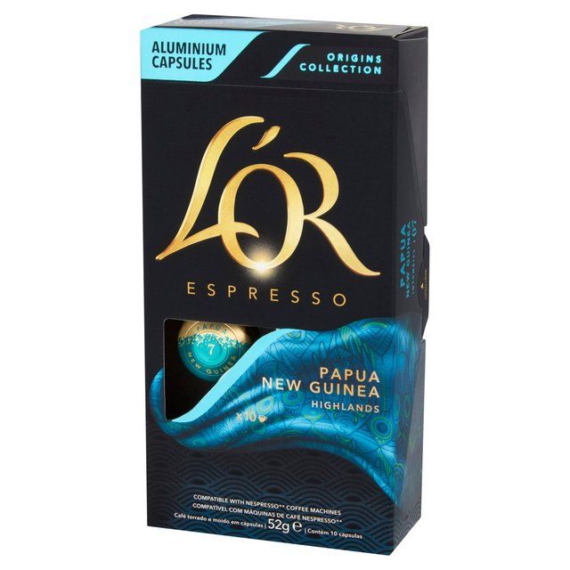 L'OR Papua New Guinea Coffee Pods x10 Intensity 7    10 per pack