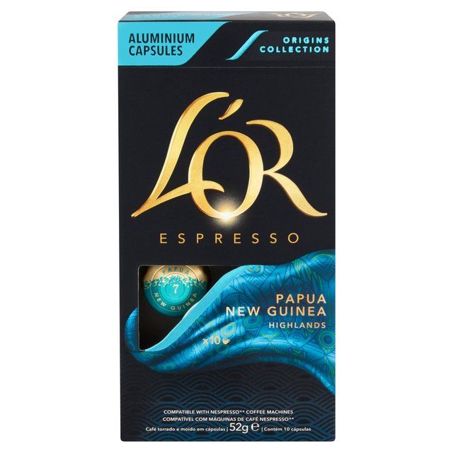 L'OR Papua New Guinea Coffee Pods x10 Intensity 7    10 per pack