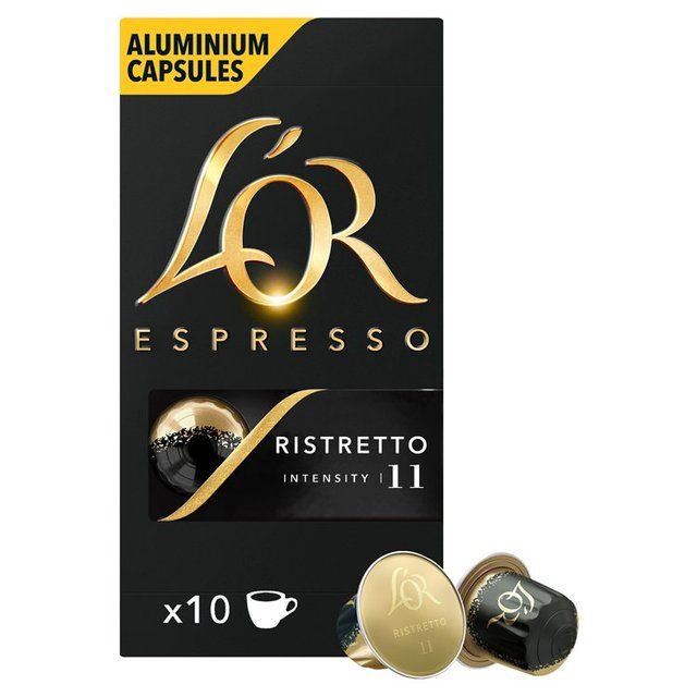 L'OR Ristretto Coffee Pods x10 Intensity 11   10 per pack