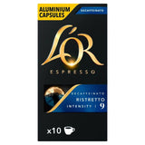 L'OR Ristretto Decaf Coffee Pods x10 Intensity 9   10 per pack