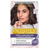L'Oreal Excellence Cool Cr&amp;egrave;me Permanent Hair Dye 5.11 Ultra Ash Light Brown