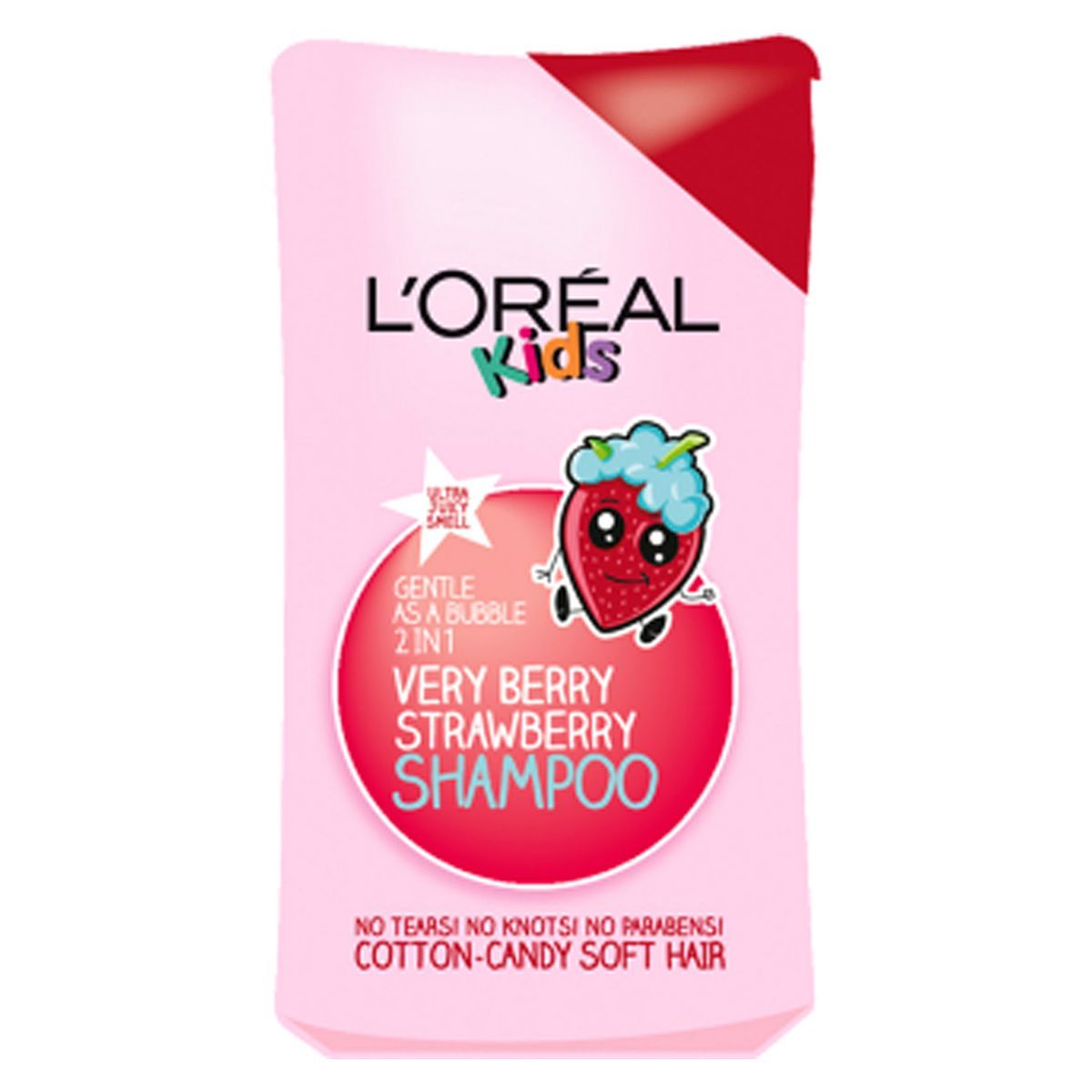L&amp;rsquo;Oreal Kids Extra Gentle 2in1 Very Berry Strawberry Shampoo 250ml