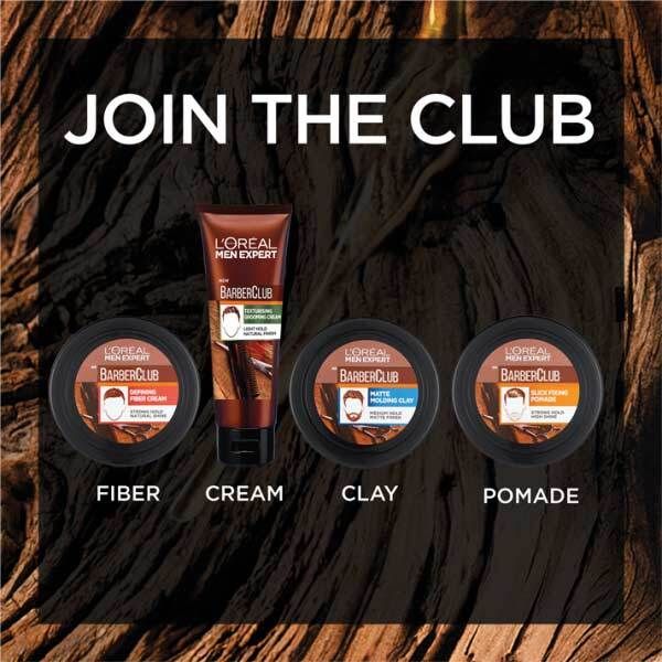 L'Oreal Men Expert Barber Club Hair Styling Fiber Cream 75ml