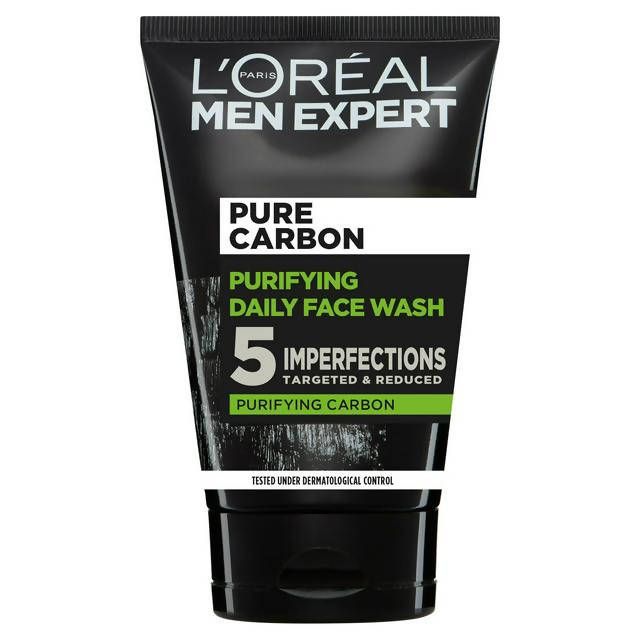 L'Oreal Men Expert Pure Charcoal Purifying Daily Face Wash 100ml