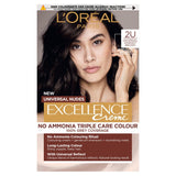 L'Oreal Paris Excellence Universal Nudes Universal Darkest Brown 2U with Flattering Reflects