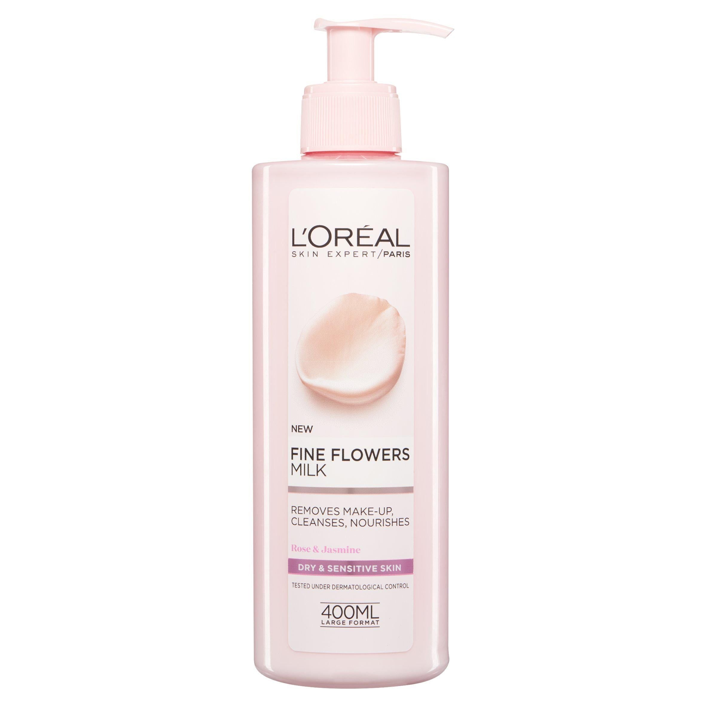 L'Oreal Paris Fine Flowers Cleansing Milk Sensitive Skin&amp;nbsp;400ml