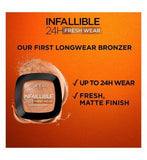 L'Oreal Paris Infallible 24H Longwear Soft Matte Bronzer