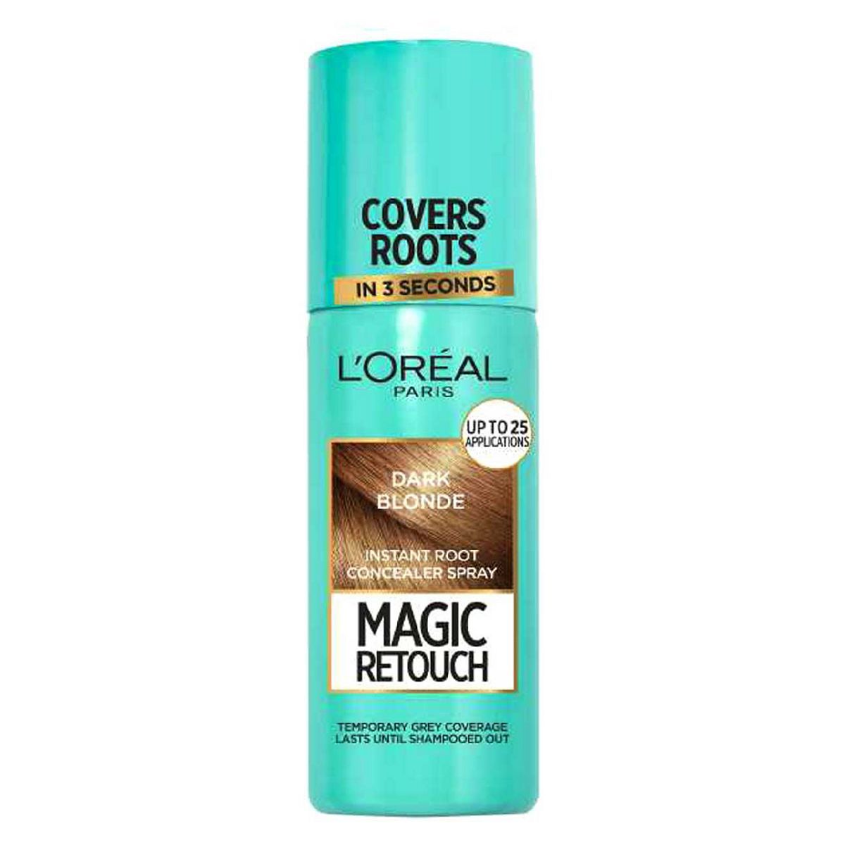 L&amp;rsquo;Oreal Paris Magic Retouch Dark Blonde Root Touch Up, Temporary Instant  Root Concealer Spray With Easy Application, 75ml