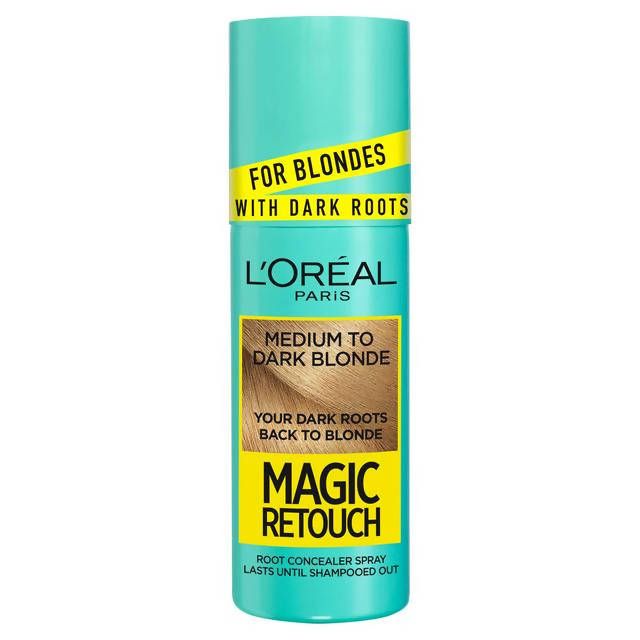 L'Oreal Paris Magic Retouch Precision Instant Dark Root Touch Up Spray Medium to Dark Blonde 75ml
