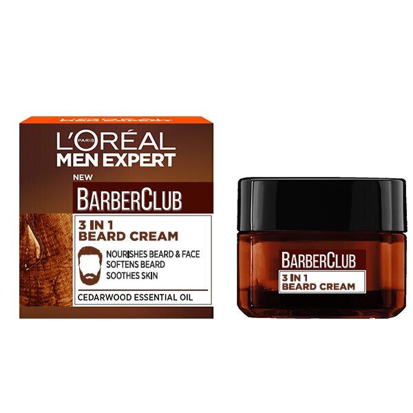 L'Oreal Paris Men Expert BarberClub 3in1 Beard Cream 50ml