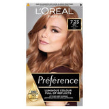 L'Oreal Paris Preference Permanent Hair Dye Bali Dark Rose Gold Brown 7.23