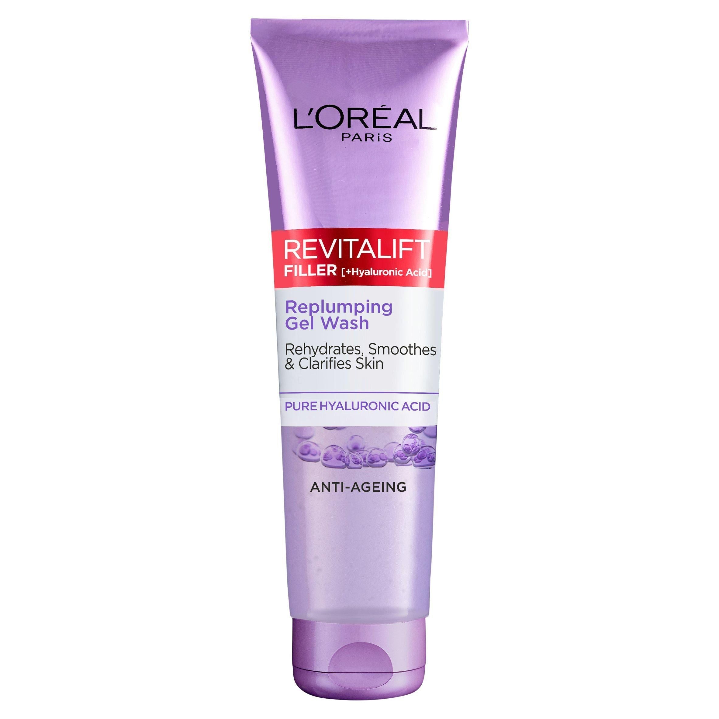 L'Oreal Paris Revitalift Filler [&amp;amp; Hyaluronic Acid] Gel Face Wash Cleanser