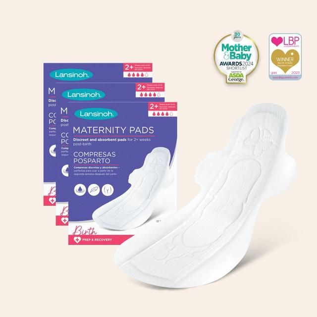 Lansinoh Discreet &amp;amp; Absorbent Maternity Pads   12 per pack