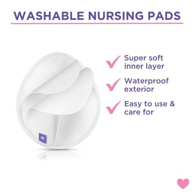 Lansinoh Washable Nursing Breast Pads   4 per pack