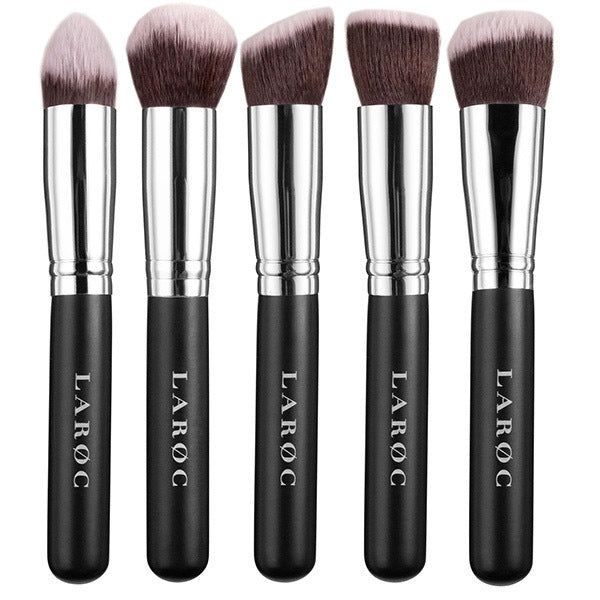 LaRoc 10pc Kabuki Makeup Brush Set