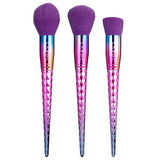 LaRoc 10pc Makeup Brushes Set Powder Liquid Cream