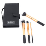 LaRoc 4pc Piece Makeup Brush Set - With Carry Case