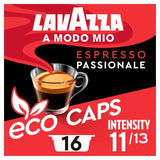 Lavazza A Modo Mio Compostable Passionale Coffee Capsules   16 per pack