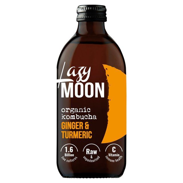 LAZY MOON Ginger &amp;amp; Turmeric Organic Kombucha   330ml