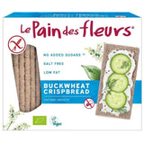 Le Pain Des Fleurs Organic Buckwheat No Added Salt or Sugar Crispbread   150g