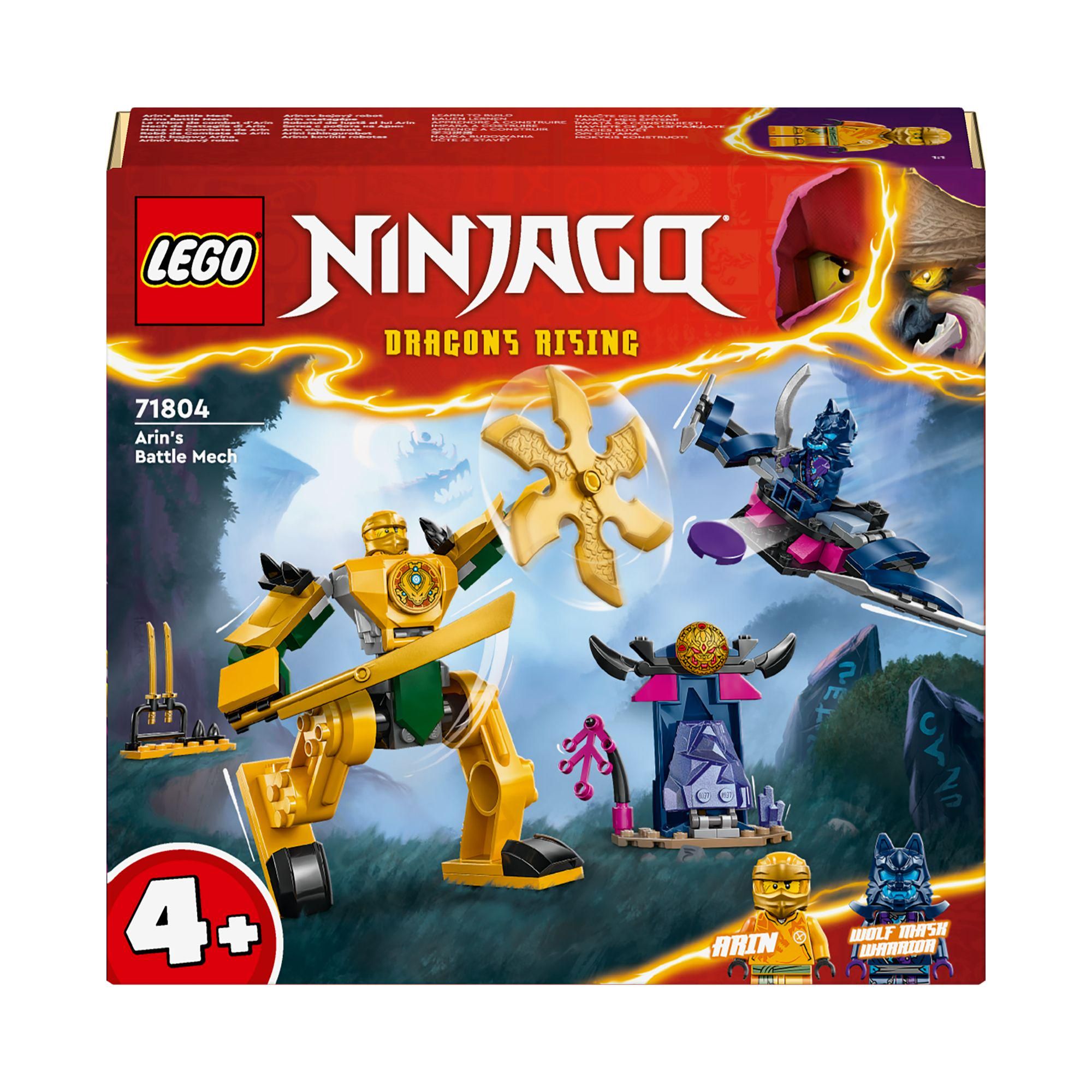 LEGO NINJAGO Arin&amp;rsquo;s Battle Mech Action Figure Toy Set 71804