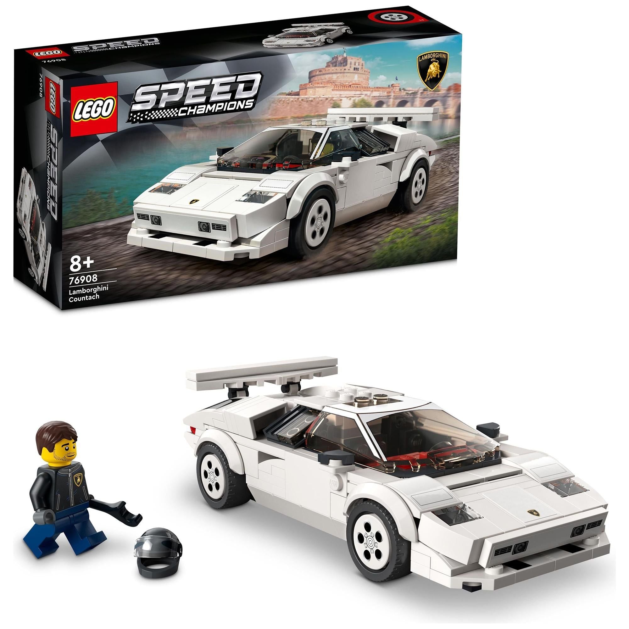 LEGO Speed Champions Lamborghini Countach Race Car Set 76908