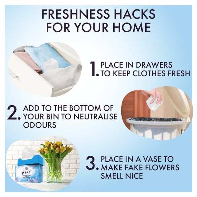 Lenor Fabric Tumble Dryer Sheets Spring Awakening   34 per pack
