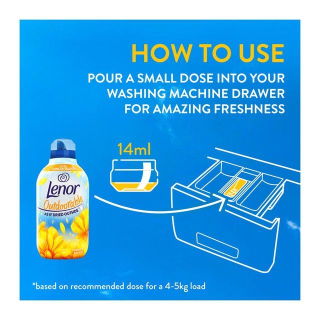 Lenor Outdoorable Fabric Conditioner Summer Breeze   770ml