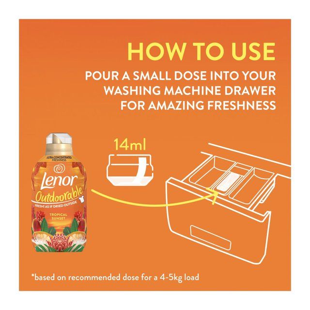 Lenor Outdoorable Fabric Conditioner Tropical Sunset   1064ml