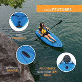 Lifetime Hydros 8ft 5&amp;quot; (256 cm) 1 Person Sit On Kayak With Paddle