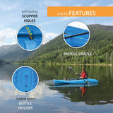 Lifetime Hydros 8ft 5&amp;quot; (256 cm) 1 Person Sit On Kayak With Paddle