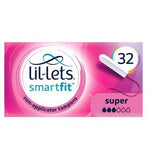 Lil-Lets Non-Applicator Tampons (SmartFit) &amp;ndash; Super &amp;ndash; 32 pack