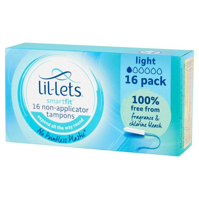 Lil-Lets SmartFit Non-Applicator Tampons Lite   16 per pack