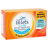 Lil-Lets Smartfit Non-Applicator Tampons Ultra   10 per pack