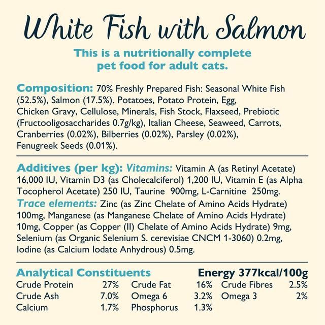 Lily's Kitchen Cat Fisherman's Feast White Fish with Salmon Dry Food   2kg