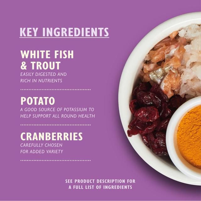 Lily's Kitchen Cat White Fish &amp;amp;Turkey Senior Recipe Dry Food   800g