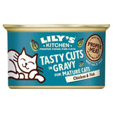 Lily's Kitchen Chicken &amp;amp; Fish Tasty Cuts in Gravy for Mature Cats   85g